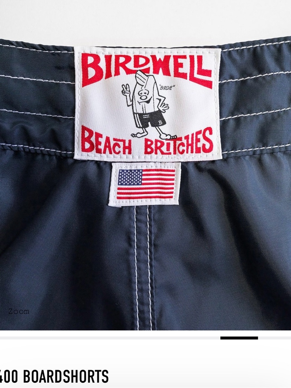 Birdwell Navy Blue Boardshorts